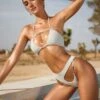 Multi Strap Bikini Top In Silver -Modern Beach Bikini NS0197 NS0202 11 Lathe Strappy Top Asymmetric Bottoms 747adbd6 352c 4e42 80b3 5b7735986926