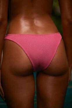 Mid Rise Cheeky Bikini Bottoms In Bubblegum Pink 19 Mid Rise Cheeky Bikini Bottoms In Bubblegum Pink -Modern Beach Bikini NS0318 NS0319 10 BubbleGum Pink Underwire Bikini Top Mid Rise Cheeky Bottoms
