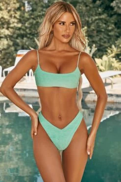 Lace Back Bikini Top In Aqua -Modern Beach Bikini ns0007 2 chea aqua strappy square neck bikini set 1 1 38616fa7 5bb4 4ec0 b207 2418ee22f8a3