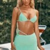 Asymmetric Cover Up Mini Skirt In Aqua -Modern Beach Bikini ns0018 3 sokhanya aqua asymetric tie detail mini skirt 1